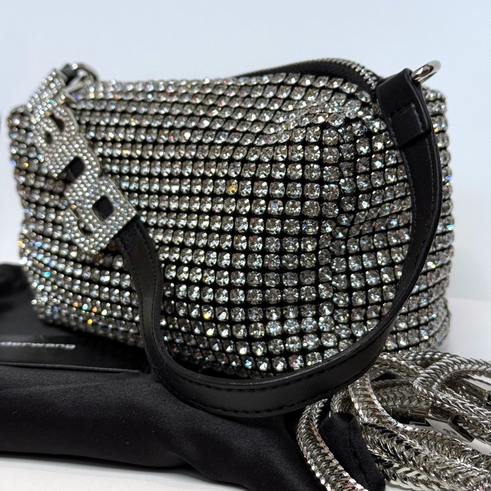 Alexander Wang Silver and Black Crossbody Bags - Picture 3 of 7
